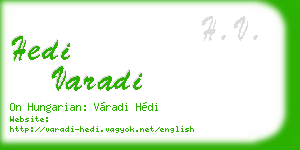 hedi varadi business card